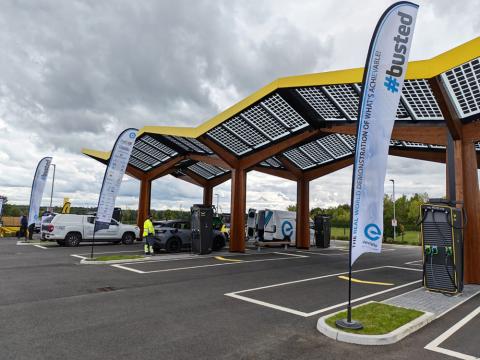 Fastnet hub at EV Rally 2026