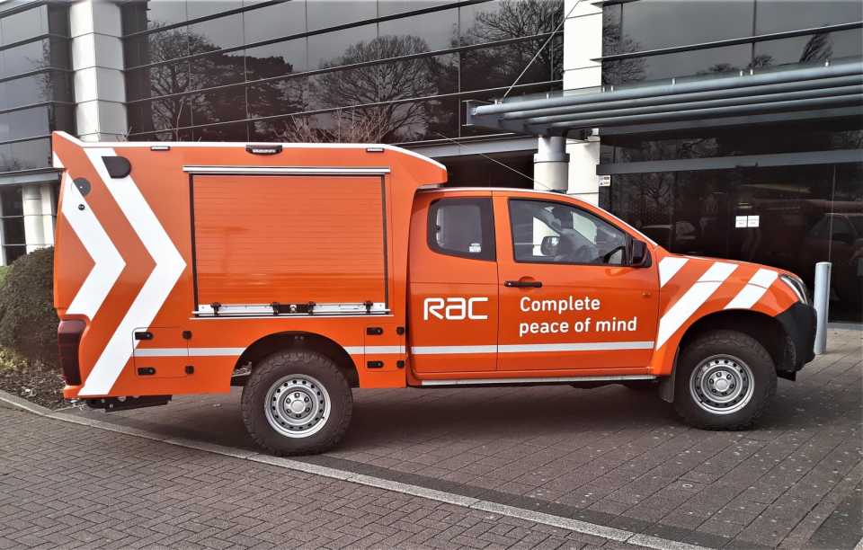 Isuzu D-Max adapted for RAC