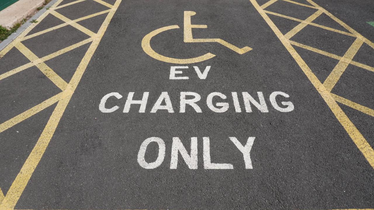Accessible EV Charging space