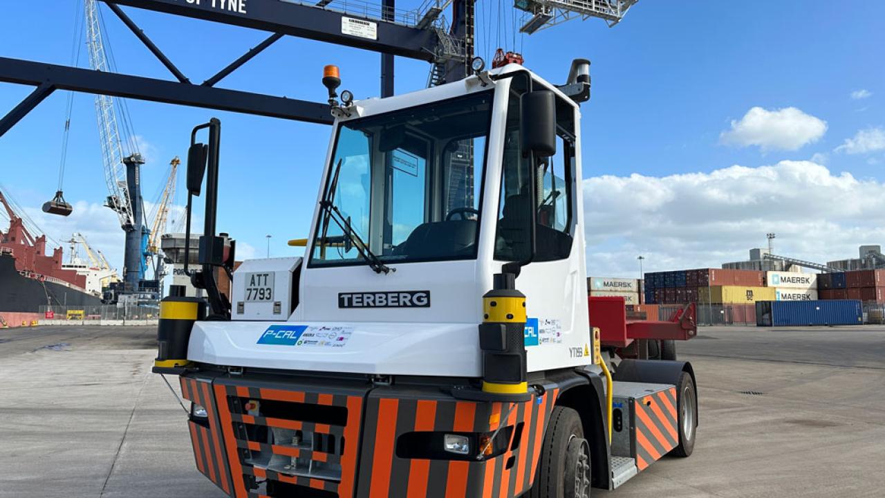 Autonomous vehicle at the Port of Tyne
