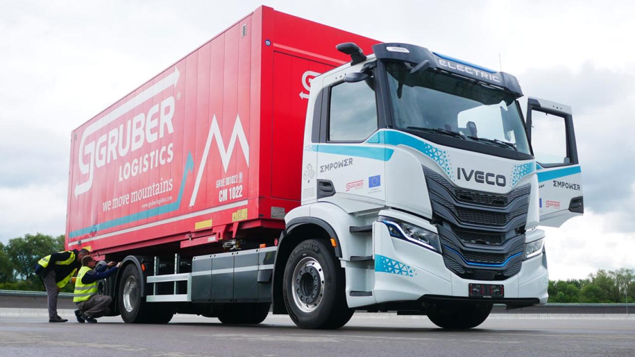 Gruber Logistics tests IVECO electric truck