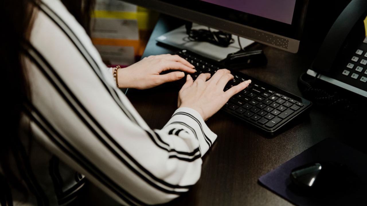 Woman on laptop