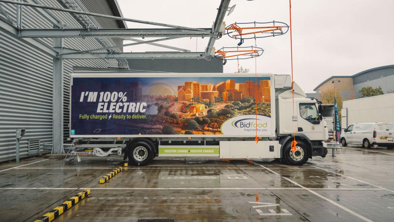 Erion installs Kempower charging at Bidfood