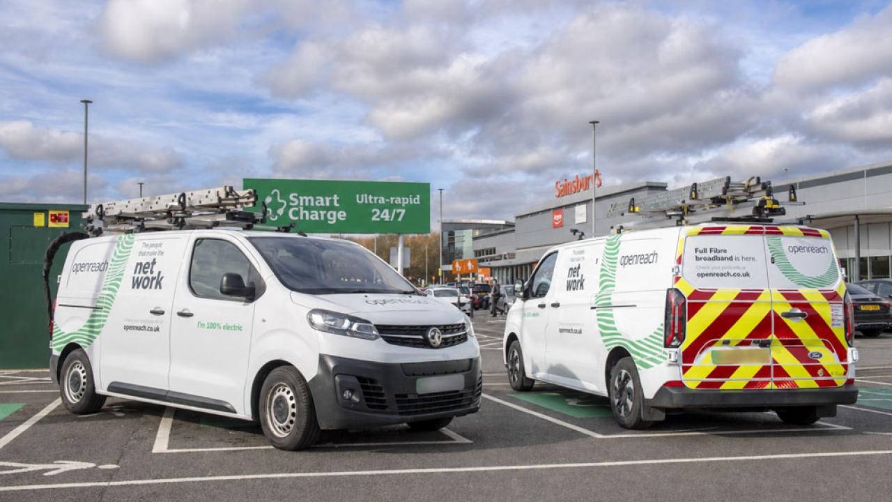 Openreach vans