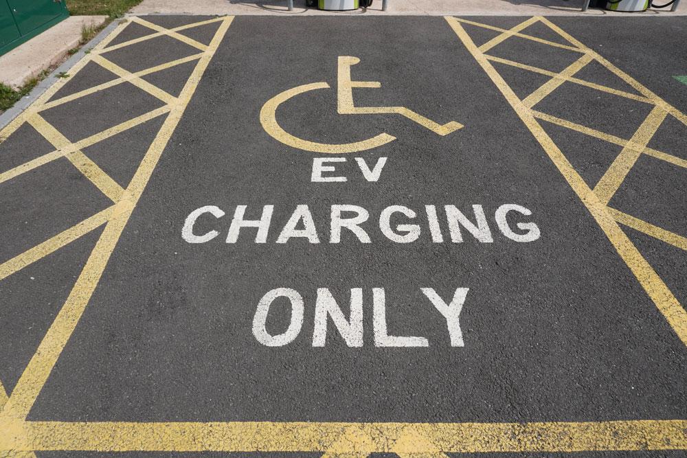 Accessible EV Charging space