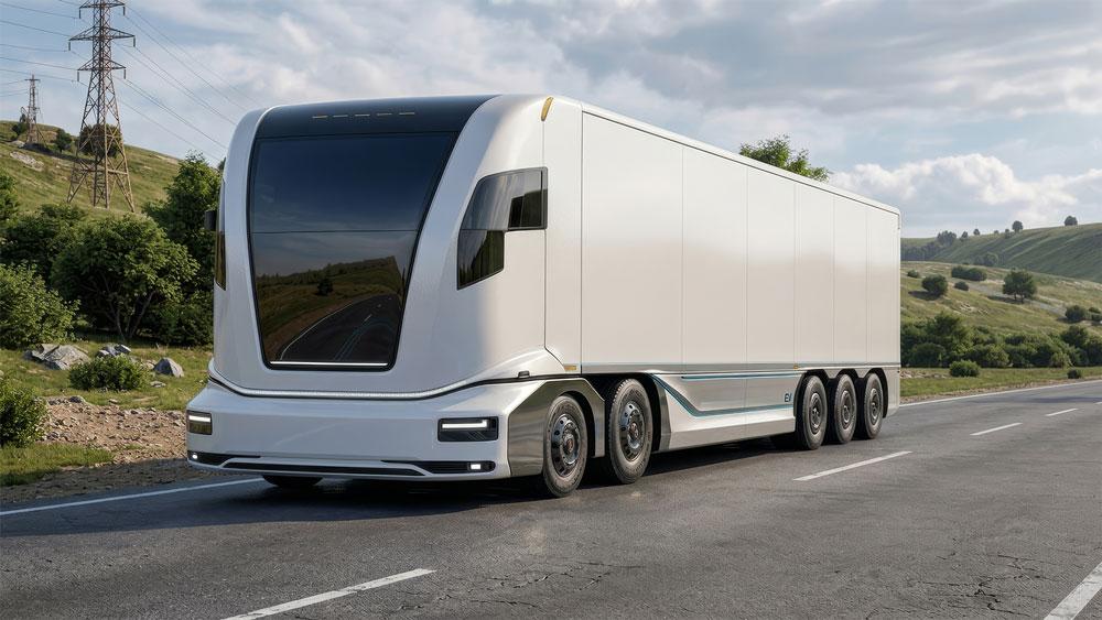 Self driving truck