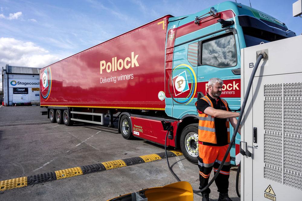 Gregory Group truck charging