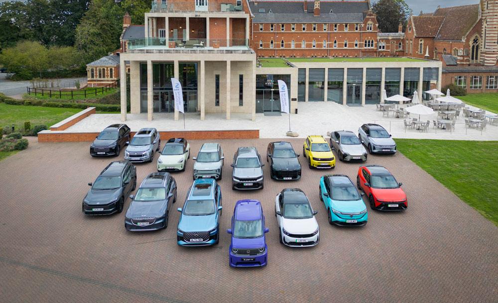 Electric vehicles on SMMT driving day