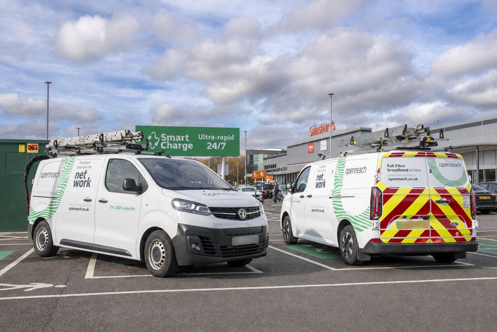 Openreach vans
