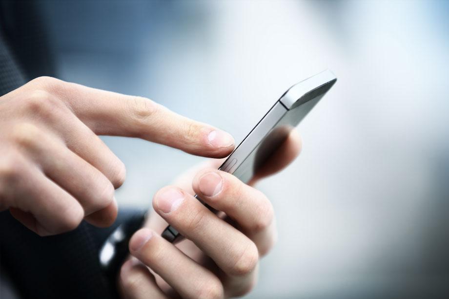 Man holding phone